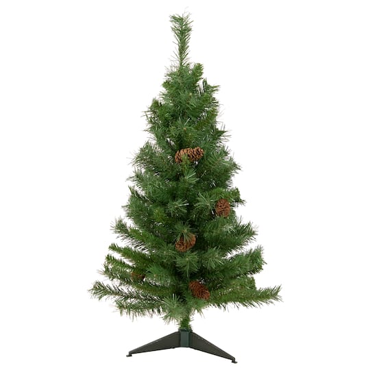 3ft. Unlit Black River Pine Artificial Christmas Tree